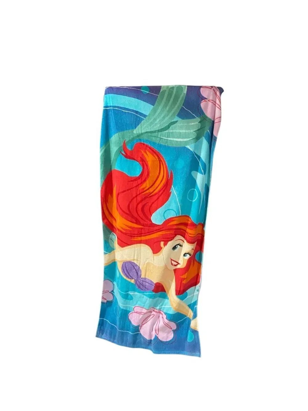 VTG Disney store little mermaid Ariel beach towel 30 x 60